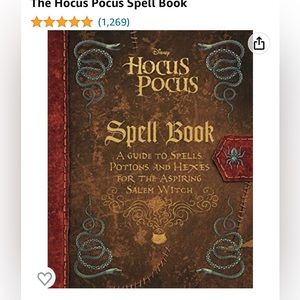 Disney Hocus Pocus Spell Book (Hard Cover)